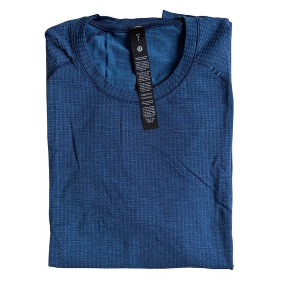 lululemon athletica Other - NWT Lululemon Metal Vent Tech Short-Sleeve Shirt (Chalk Blue/Blue Twill) - Small
